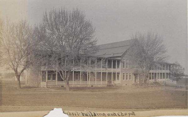 Second School Building view #2, 1888