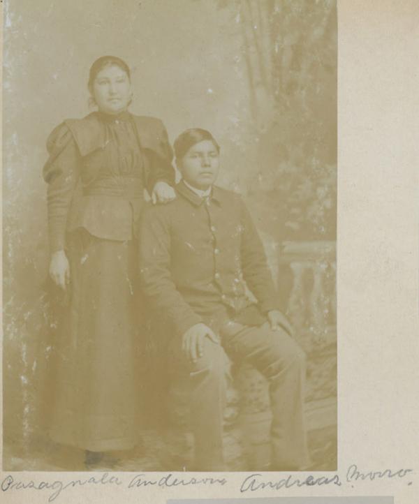 Pasquala Anderson and Andreas Moro, c.1895