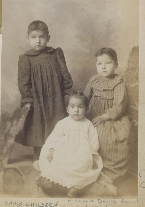 Richenda Davis, Mary Davis, and Esther Davis, c.1893