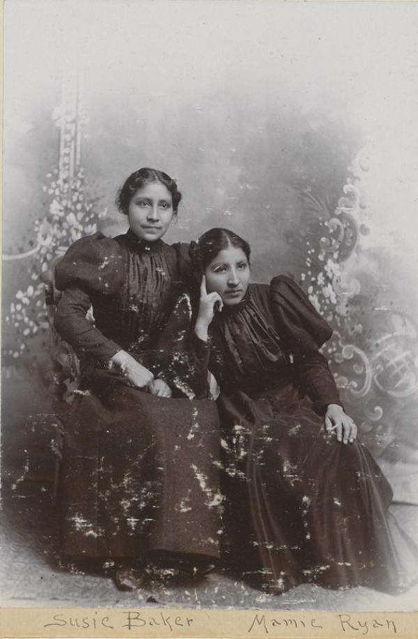 Susie Baker and Mamie Ryan, c.1895