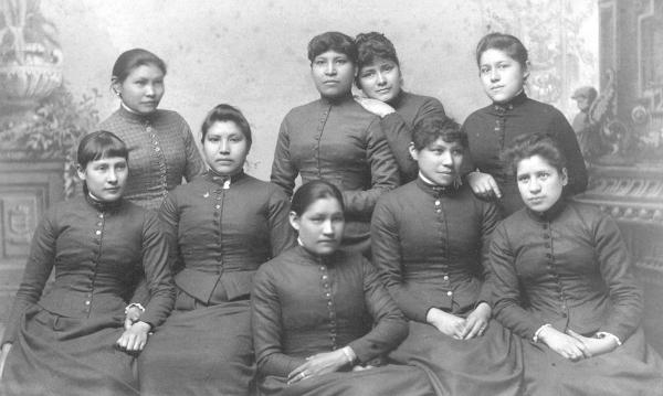 Nine female students [version 2], 1887