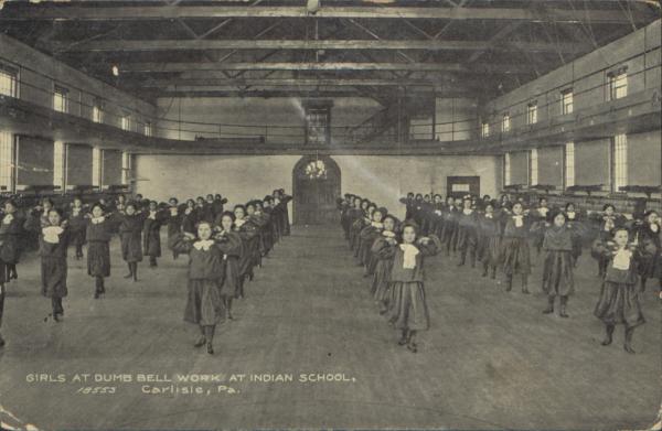 Girls at Dumbbell Work, c.1909
