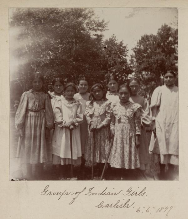Group of Indian Girls, 1899