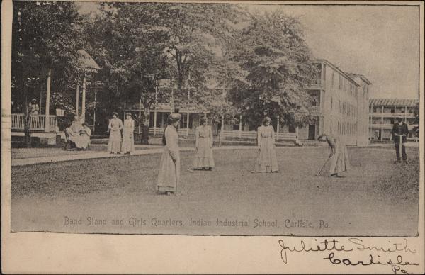 Students Playing Croquet, c.1902