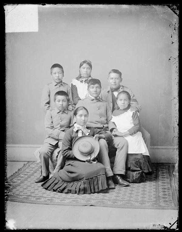 Paisano family group [?], c.1886