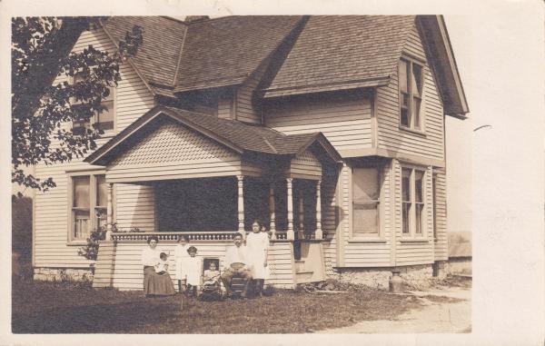 Rosalie Doctor's Family and House, c.1911