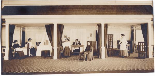 Students in School Auditorium, c.1911