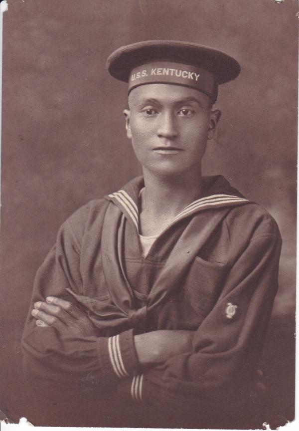Isaac Willis in Naval Uniform, c.1917