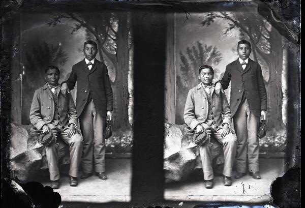 Two unidentified male students (David Group) #20, c.1883