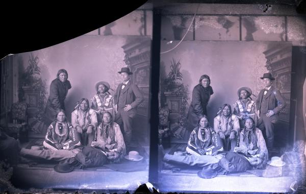 Seven Native Americans, c.1881