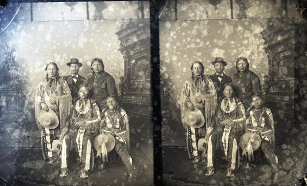 Five Native Americans, c.1881