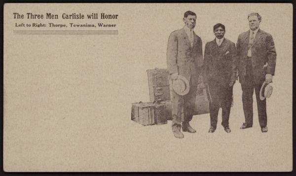 Olympic Heroes, The Three Men Carlisle Will Honor, 1912