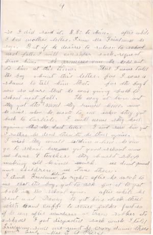 Complaints By Mrs. E. A. Pierce Against Wallace Denny