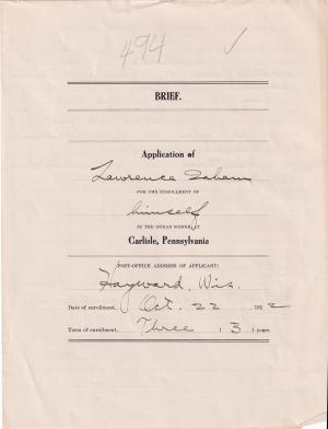 Lawrence Isham Student File Lawrence Isham Student File