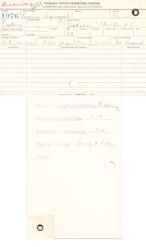 Luzenia Sequoyah Student File