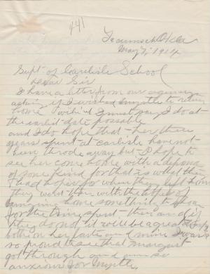 Myrtle Chilson Student File