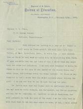 Jackson Responds to Concerns About Flora Campbell, 1896