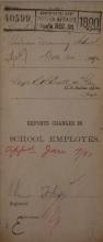 Descriptive Statement of Changes in School Employees, December 1890 (2)