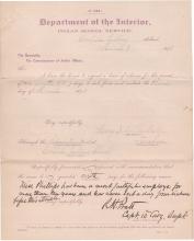 Mary E. B. Phillips' Request for Leave of Absence 