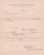 Clara C. McAdam's Application for Sick Leave of Absence 