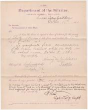 Henry M. Hudelson's Request for Leave of Absence 