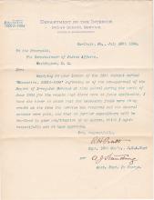 Approval Request for Report of Irregular Employees, June 1894 