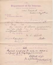 M. L. Silcott's Request for Sick Leave of Absence 