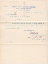 Request to Rent the Henderson Tract for the 1897 Fiscal Year