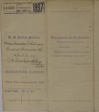 Requisition for Stationery, April 1897