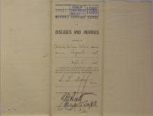 Monthly Sanitary Report of Diseases and Injuries, August 1898