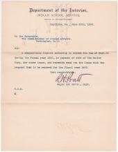 Request to Pay Hocker Farm Rent for Fiscal Year 1900