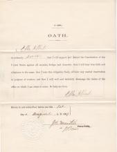 Oaths of Office, July-August 1899