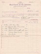 Requisition for Stationery, February 1902