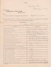 Application for Employment from Ida E. Wheelock