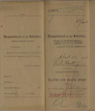 Requisition for Blanks and Blank Books, April 1902