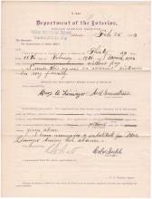 Mary E. Lininger's Application for Leave of Absence