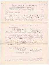 Edith McHarg Steele's Application for Annual Leave of Absence