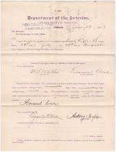 W. H. Miller's Application for Annual Leave of Absence 