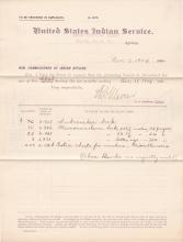 Requisition for Blanks and Blank Books, November 1904