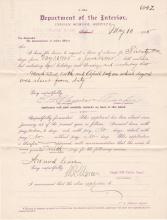 E. H. Colegrove's Application for Annual Leave of Absence 