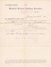 Requisition for Blanks and Blank Books, June 1905