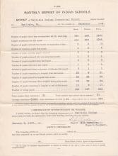 Monthly School Report for December 1906