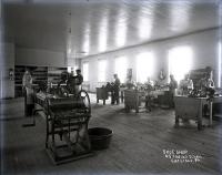 Students Working in the Shoe Shop [view 1], c.1909
