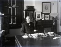 Richard Henry Pratt Seated at His Desk, c. 1900