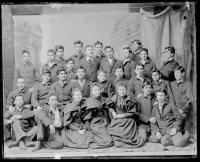 Group of male and female student printers [version 1], c.1894