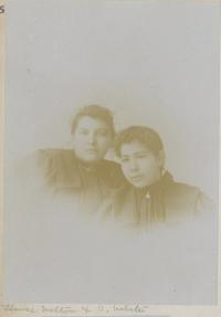 Florence Walton and Cynthia Webster, c.1893