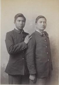 Two unidentified male students #23, c.1890