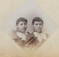 Two unidentified female students #7, c.1890