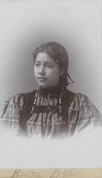 Bertha Dye, c.1893