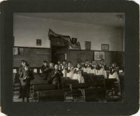 Young Students Standing in Classroom, 1901